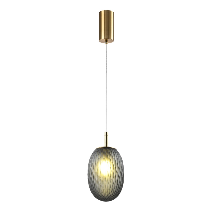 Lampadario a sospensione con filo 1xE14/25W/230V grigio diametro 15 cm