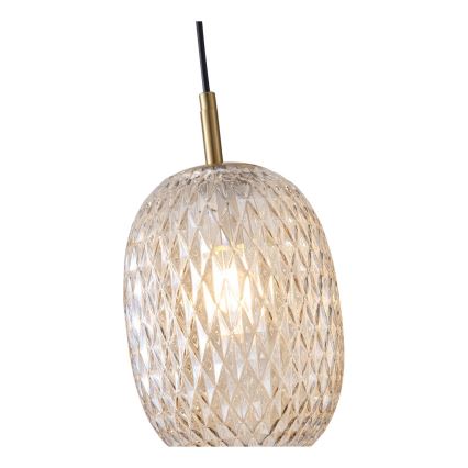 Lampadario a sospensione con filo 1xE14/25W/230V limpido diametro 15 cm