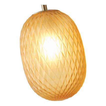 Lampadario a sospensione con filo 1xE14/25W/230V marrone pr. 15 cm