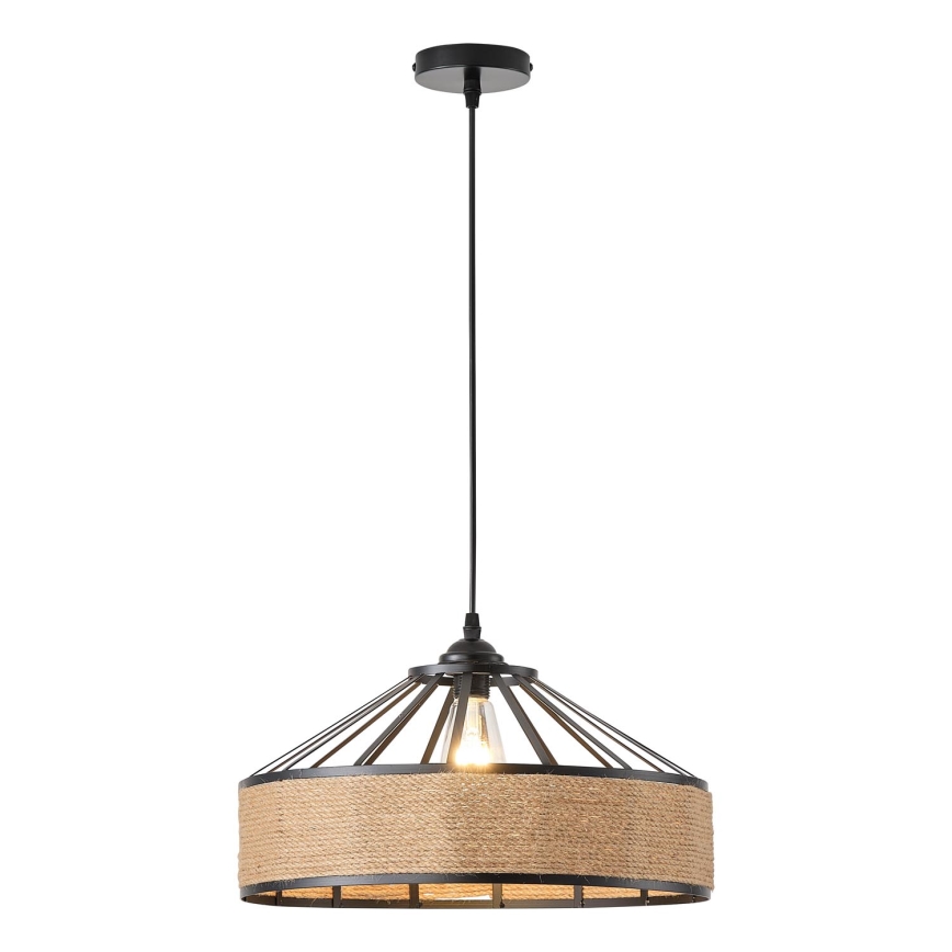 Lampadario a sospensione con filo 1xE27/15W/230V beige