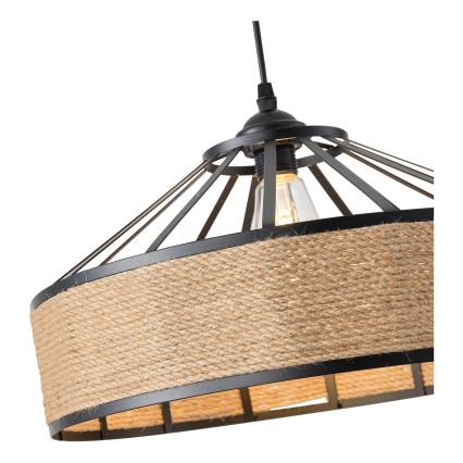 Lampadario a sospensione con filo 1xE27/15W/230V beige