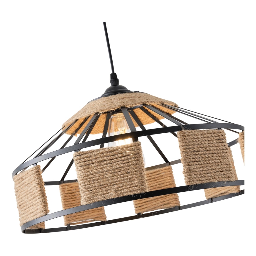 Lampadario a sospensione con filo 1xE27/15W/230V beige