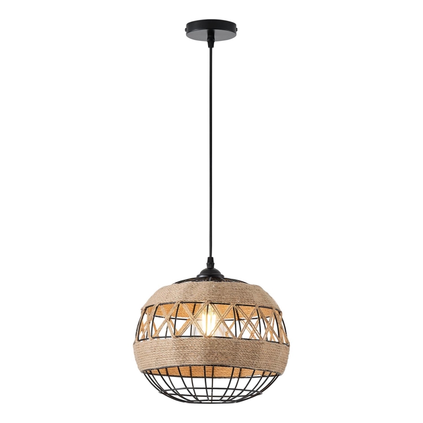 Lampadario a sospensione con filo 1xE27/15W/230V beige
