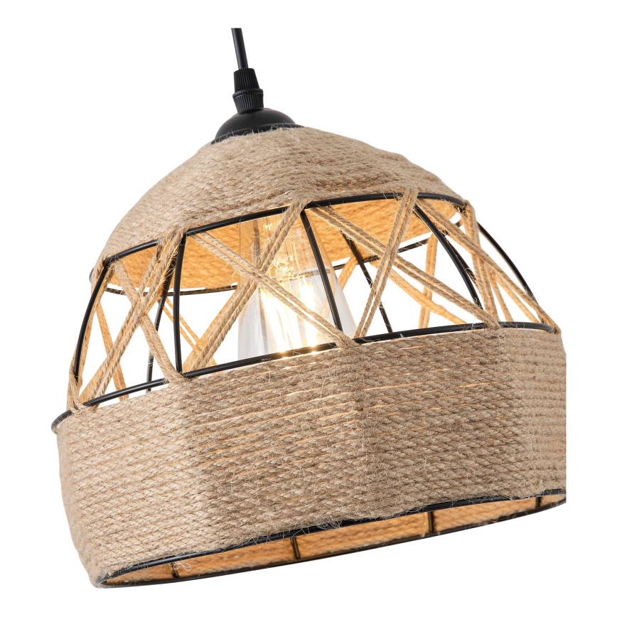 Lampadario a sospensione con filo 1xE27/15W/230V beige