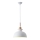 Lampadario a sospensione con filo 1xE27/15W/230V bianco diametro 28 cm