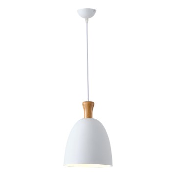 Lampadario a sospensione con filo 1xE27/15W/230V bianco