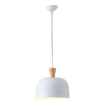Lampadario a sospensione con filo 1xE27/15W/230V bianco