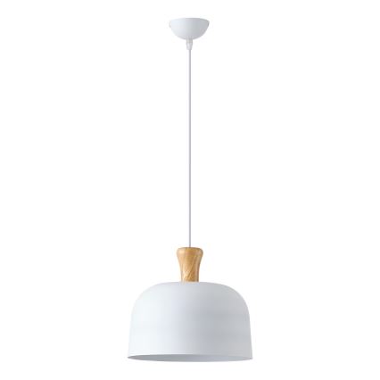 Lampadario a sospensione con filo 1xE27/15W/230V bianco