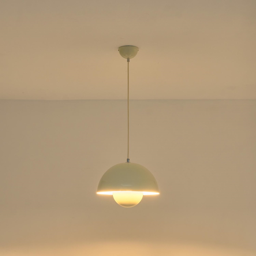 Lampadario a sospensione con filo 1xE27/15W/230V bianco