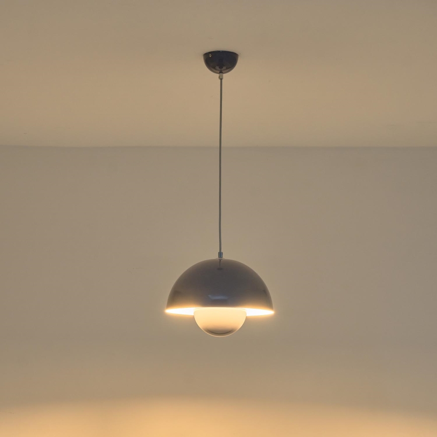 Lampadario a sospensione con filo 1xE27/15W/230V blu