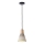Lampadario a sospensione con filo 1xE27/15W/230V color crema