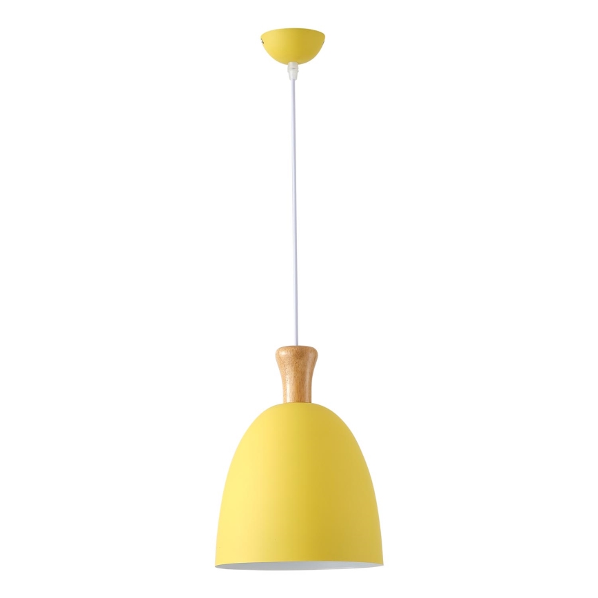 Lampadario a sospensione con filo 1xE27/15W/230V giallo