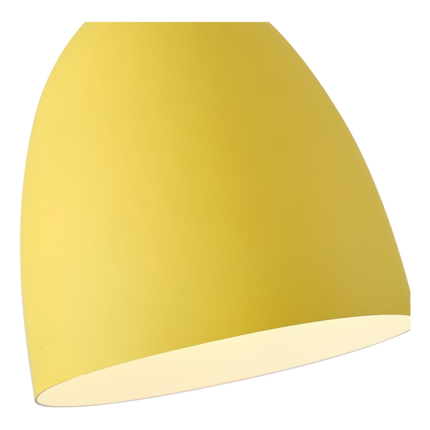 Lampadario a sospensione con filo 1xE27/15W/230V giallo