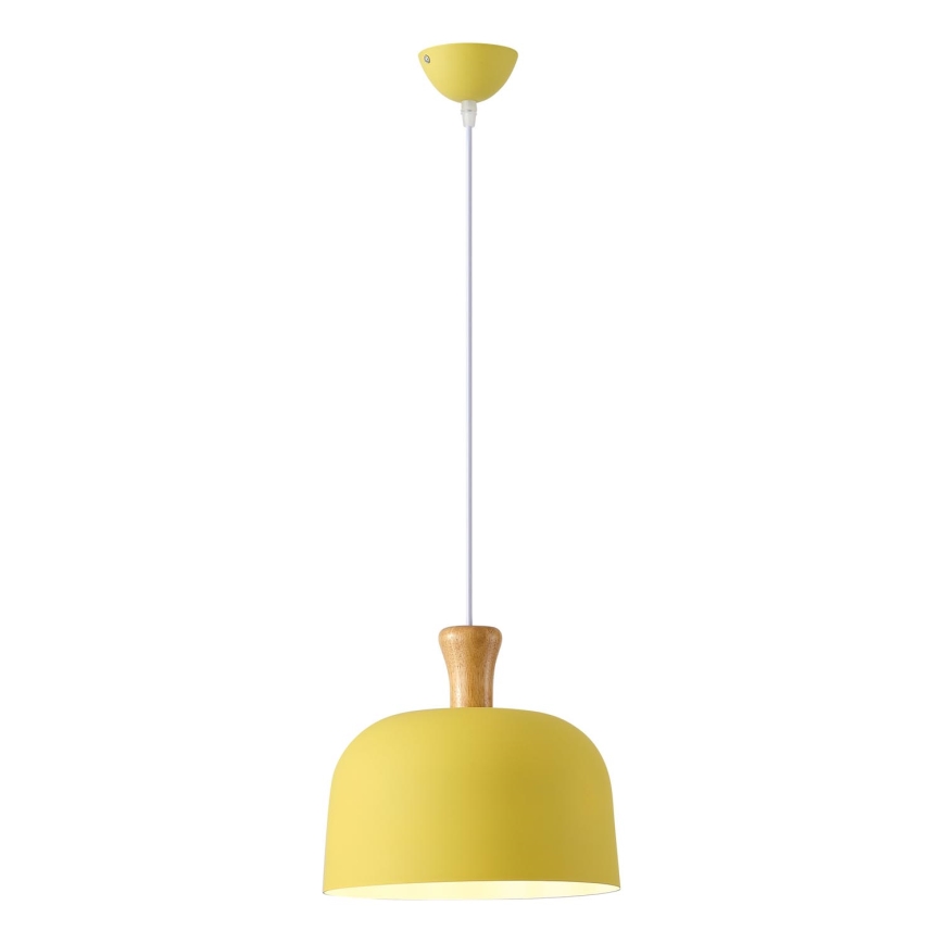 Lampadario a sospensione con filo 1xE27/15W/230V giallo