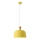 Lampadario a sospensione con filo 1xE27/15W/230V giallo