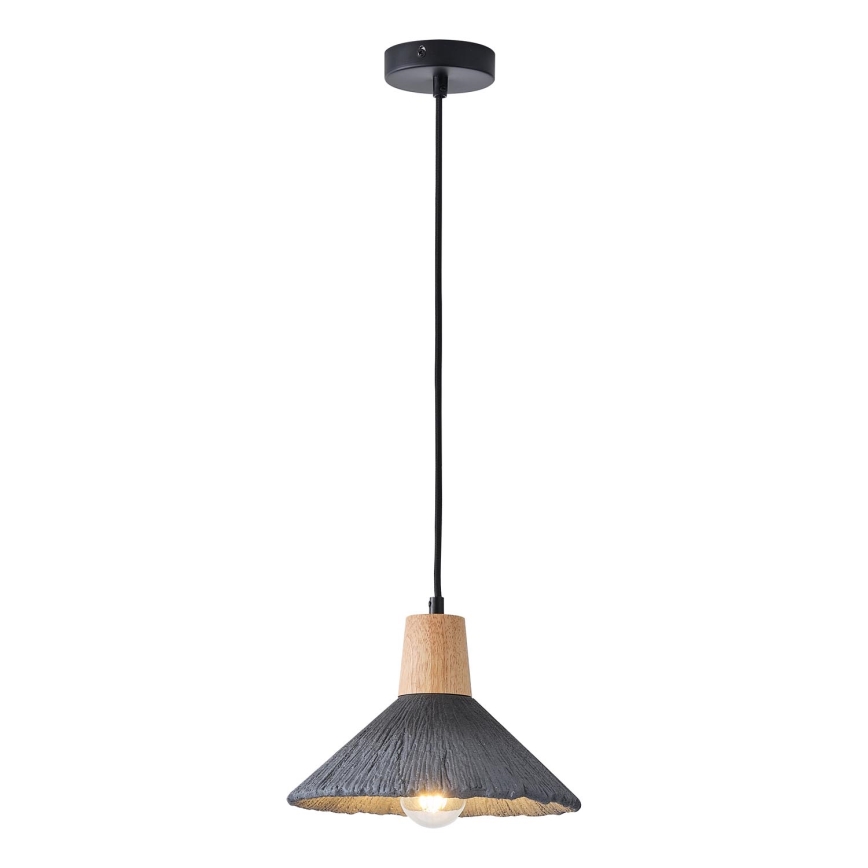 Lampadario a sospensione con filo 1xE27/15W/230V grigio