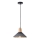 Lampadario a sospensione con filo 1xE27/15W/230V grigio