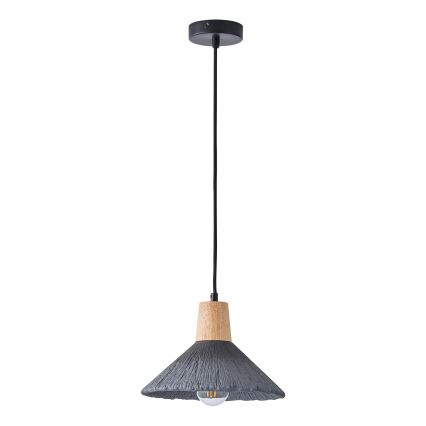 Lampadario a sospensione con filo 1xE27/15W/230V grigio
