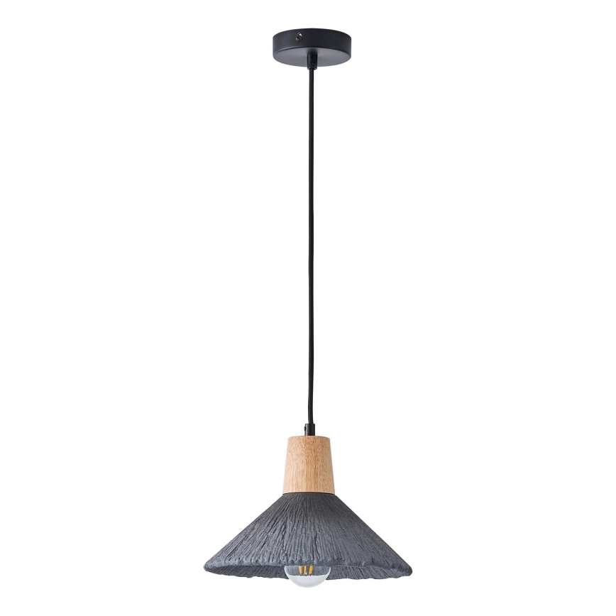 Lampadario a sospensione con filo 1xE27/15W/230V grigio