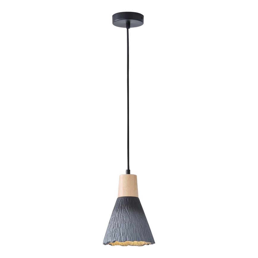 Lampadario a sospensione con filo 1xE27/15W/230V grigio