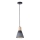 Lampadario a sospensione con filo 1xE27/15W/230V grigio