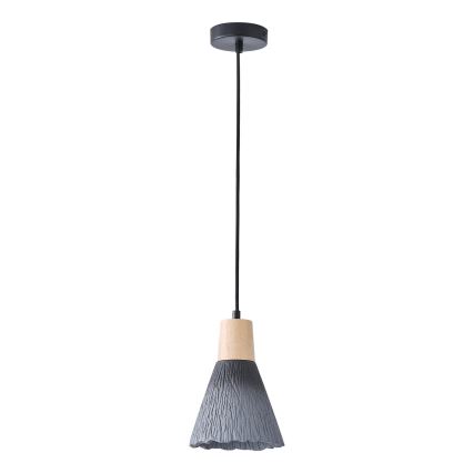 Lampadario a sospensione con filo 1xE27/15W/230V grigio