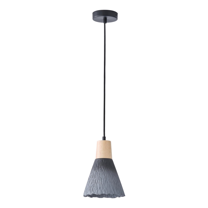 Lampadario a sospensione con filo 1xE27/15W/230V grigio