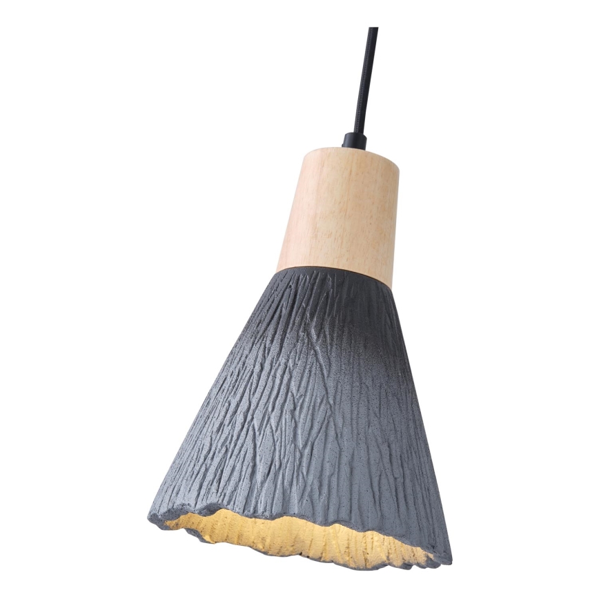 Lampadario a sospensione con filo 1xE27/15W/230V grigio