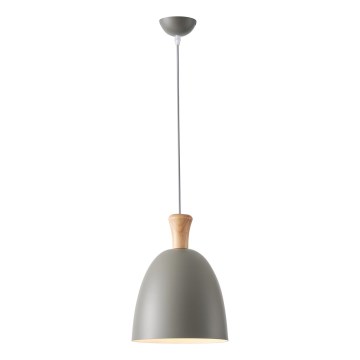 Lampadario a sospensione con filo 1xE27/15W/230V grigio
