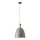 Lampadario a sospensione con filo 1xE27/15W/230V grigio