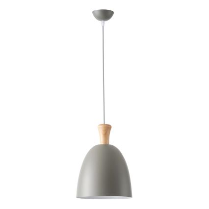 Lampadario a sospensione con filo 1xE27/15W/230V grigio