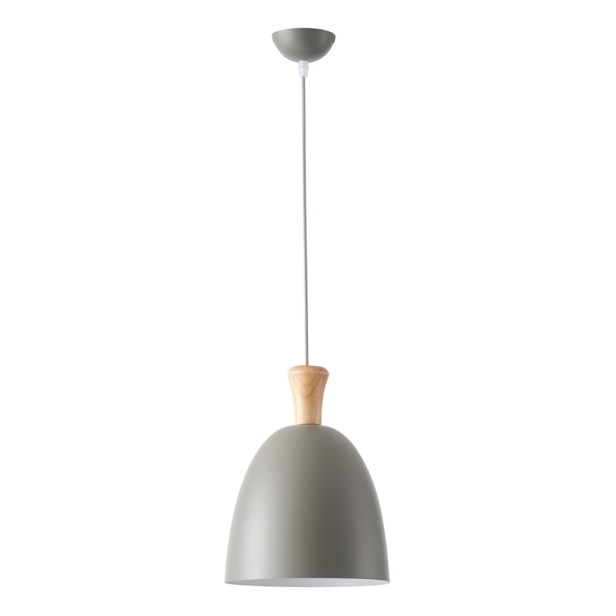 Lampadario a sospensione con filo 1xE27/15W/230V grigio