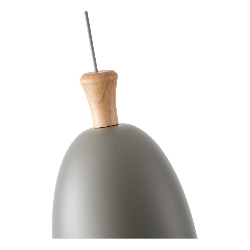 Lampadario a sospensione con filo 1xE27/15W/230V grigio