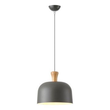 Lampadario a sospensione con filo 1xE27/15W/230V grigio