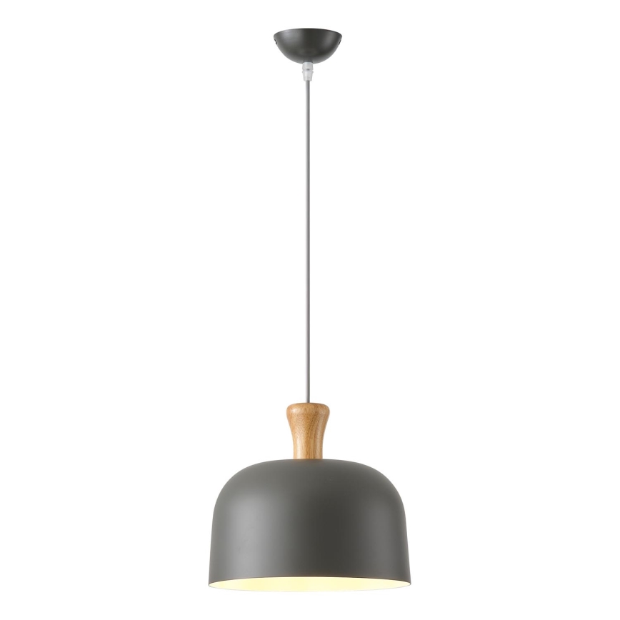 Lampadario a sospensione con filo 1xE27/15W/230V grigio