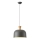 Lampadario a sospensione con filo 1xE27/15W/230V grigio