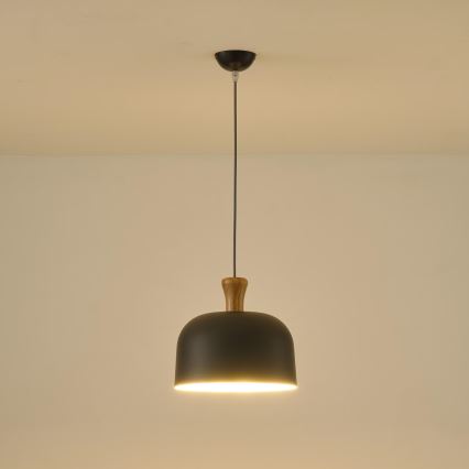 Lampadario a sospensione con filo 1xE27/15W/230V grigio