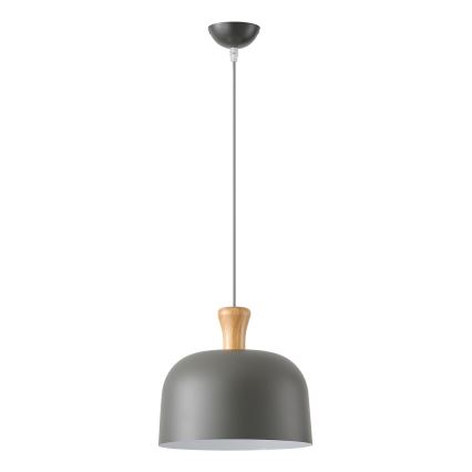 Lampadario a sospensione con filo 1xE27/15W/230V grigio