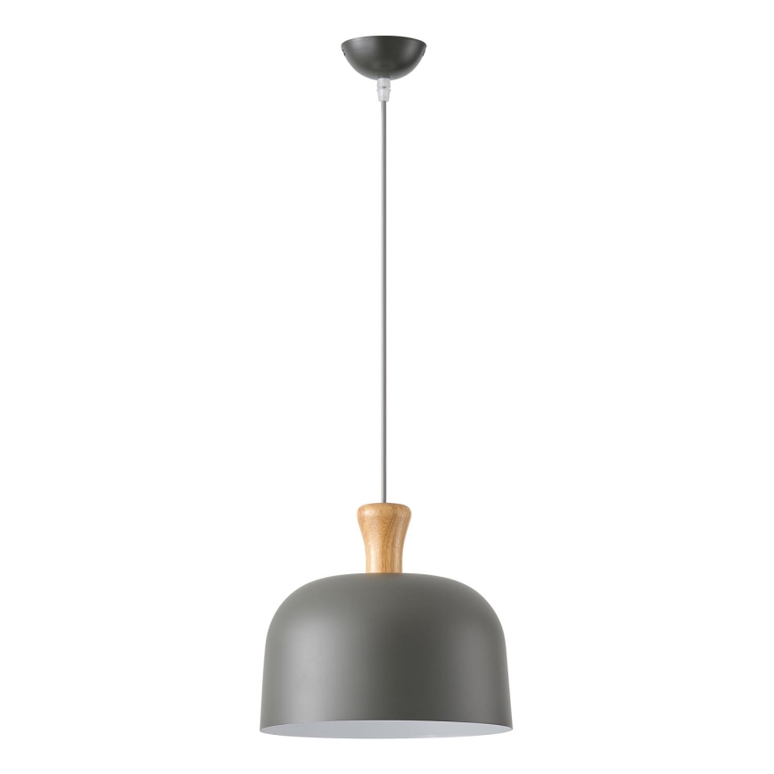 Lampadario a sospensione con filo 1xE27/15W/230V grigio