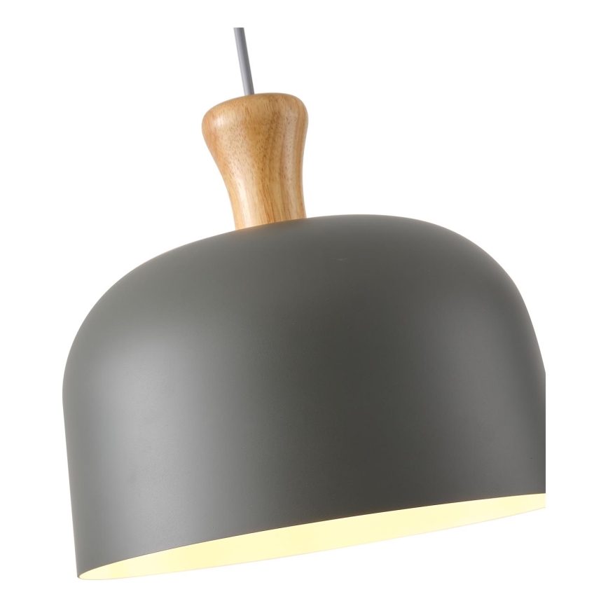 Lampadario a sospensione con filo 1xE27/15W/230V grigio