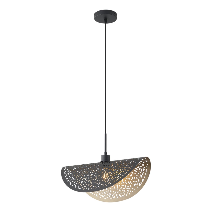 Lampadario a sospensione con filo 1xE27/15W/230V nero