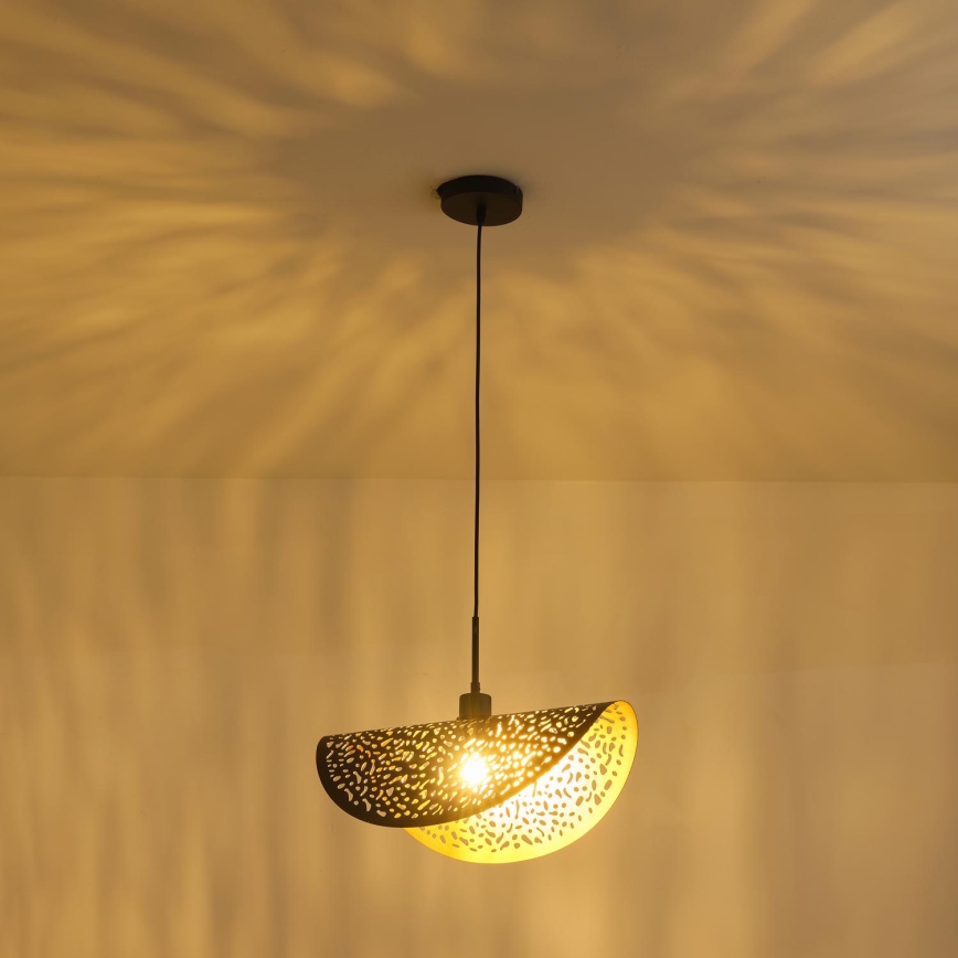 Lampadario a sospensione con filo 1xE27/15W/230V nero