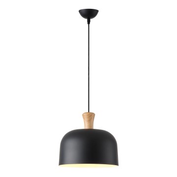 Lampadario a sospensione con filo 1xE27/15W/230V nero
