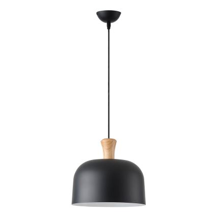 Lampadario a sospensione con filo 1xE27/15W/230V nero
