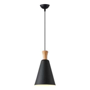 Lampadario a sospensione con filo 1xE27/15W/230V nero