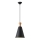 Lampadario a sospensione con filo 1xE27/15W/230V nero