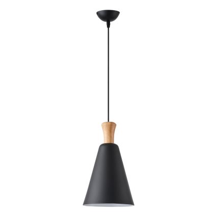 Lampadario a sospensione con filo 1xE27/15W/230V nero