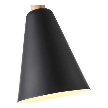 Lampadario a sospensione con filo 1xE27/15W/230V nero