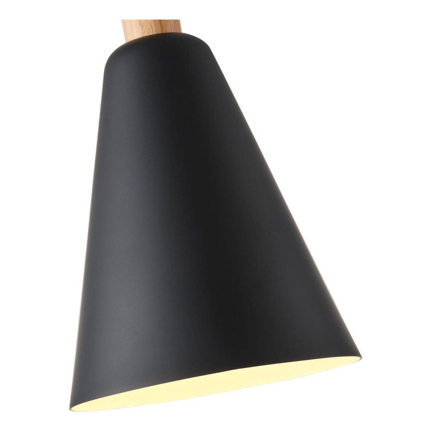 Lampadario a sospensione con filo 1xE27/15W/230V nero