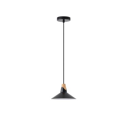 Lampadario a sospensione con filo 1xE27/15W/230V nero